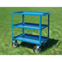 Outdoor Shelf Cart, 3 Tiers, 18" W x 39" H x 33" D, 1200 lbs. Capacity Ontario Packaging
