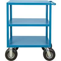 Outdoor Shelf Cart, 3 Tiers, 18" W x 39" H x 33" D, 1200 lbs. Capacity Ontario Packaging