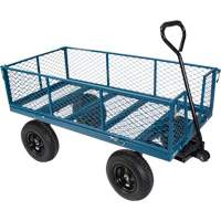 Wagon with Drop Sides, 24" W x 48" L, 800 lbs. Capacity Ontario Packaging