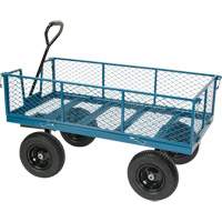 Wagon with Drop Sides, 24" W x 48" L, 800 lbs. Capacity Ontario Packaging