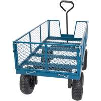 Wagon with Drop Sides, 24" W x 48" L, 800 lbs. Capacity Ontario Packaging