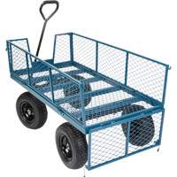 Wagon with Drop Sides, 24" W x 48" L, 800 lbs. Capacity Ontario Packaging