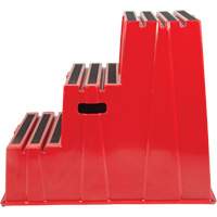Industrial Step Stool, 3 Steps, 34-13/16" x 22-7/16" x 28-1/2" High Ontario Packaging
