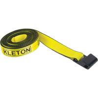 Logistic Strap, Flat Hook, 30' W x 2" L, 3335 lbs. (1512 kg) Working Load Limit Ontario Packaging