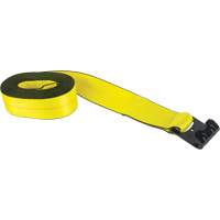 Logistic Strap, Flat Hook, 3" W x 30' L, 5400 lbs. (2449 kg) Working Load Limit Ontario Packaging