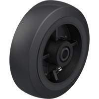 Black Rubber on Cast Iron Core Wheel Ontario Packaging