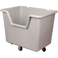 Chariot-caisse Starcart &agrave; c&ocirc;t&eacute; ouvert, Poly&eacute;thyl&egrave;ne, 46" lo x 31" la x 49" h, Volume 24 pi³, Capacit&eacute; 900 lb Ontario Packaging