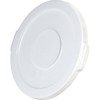 Round Brute&reg; Tops, Flat Lid, Plastic/Polyethylene, Fits Container Size: 15-5/8" Dia. Ontario Packaging