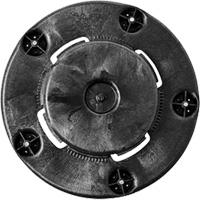 Brute&reg; Dolly, Polyethylene, Black, Fits: 20 - 55 US Gal. Ontario Packaging