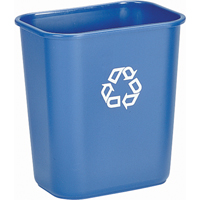 Contenant de recyclage, De bureau, Plastique, 28-1/8 pintes US NA737 | Ontario Packaging