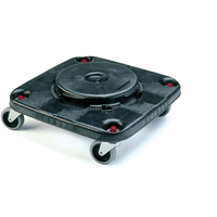 Square BRUTE&reg; Dollies, Polyethylene, Black Ontario Packaging
