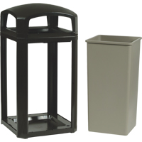 Landmark Series&reg; Classic Container Frame With Rigid Liner, Plastic, 50 US gal. Ontario Packaging