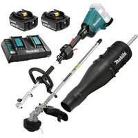 LXT 5.0 Ah Brushless Split Shaft Power Unit Kit with EM405MP Line Trimmer, Battery Powered, 36 V Ontario Packaging