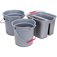 Brute<sup>®</sup> Bucket, 3.5 US Gal. (14 qt.) Capacity, Grey NB848 | Ontario Packaging