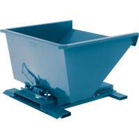 Self-Dumping Hopper, Steel, 3/4 cu.yd., Blue NB954 | Ontario Packaging
