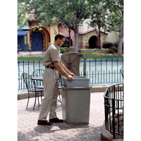 Untouchable&reg; Containers, Polyethylene, 35 US gal. Ontario Packaging