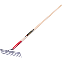 Pro™ Double Back Level Rake, Ashwood Handle, 13-3/4" W, Tempered Steel Blade, 14 Tines ND104 | Ontario Packaging