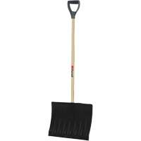 Nordic Snow Shovel, Polypropylene Blade, 17-3/4" Wide, D-Grip Handle Ontario Packaging