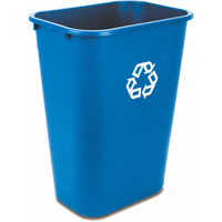 Recycling Container , Deskside, Plastic, 41-1/4 US Qt. NG277 | Ontario Packaging