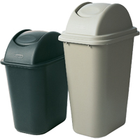 Soft Wastebasket, 14 Quarts, Plastic Ontario Packaging