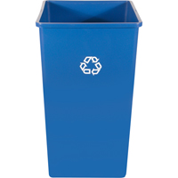 Contenant pour poste de recyclage, Vrac, Plastique, 50 gal. US NH780 | Ontario Packaging