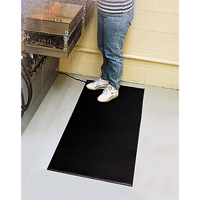 Tapis Comfort-King antistatique, 2' la x 3' lo x 3/8" &eacute;p, Rugueux, Gris Ontario Packaging