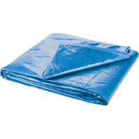Bâche, Standard, Bleu, 7' x 5' x 4 mils NN363 | Ontario Packaging