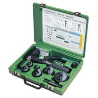 Ensemble de poinçonnage hydraulique Quick Draw 90 avec poinçons SlugBuster Ontario Packaging