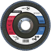 POWERBLEND Flap Disc, 5" x 7/8", Type 29, Z40 Grit, Zirconia Alumina Ontario Packaging