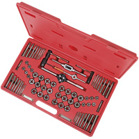 Premium SAE/Metric Alloy Tap & Die Set, 76 Pieces Ontario Packaging