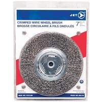 Crimped Wire Wheel, 7" Dia., 0.014" Fill, 1/2" - 2" Arbor Ontario Packaging