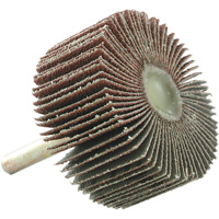 Mounted Flapwheel, 60 Grit, 2" x 1" x 1/4" Ontario Packaging