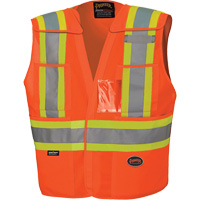 6930 Veste de s&eacute;curit&eacute; d&eacute;tachable &agrave; &eacute;paules tombantes, Orange haute visibilit&eacute;, Grand/T-Grand, Polyester Ontario Packaging