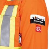 5555 High Visibility FR Rated & Arc Rated Safety Coveralls, Size 36, High Visibility Orange, 11 cal/cm² Ontario Packaging