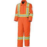 5532A High Visibility FR Rated & Arc Rated Safety Coveralls, Size 2X-Large, High Visibility Orange, 58 cal/cm² Ontario Packaging