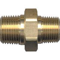 Hex Nipple, Brass, 3/4" x 1/2", NPT x NPT Ontario Packaging