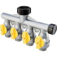 HiFlo Metal 4-Way Hose Valves Ontario Packaging
