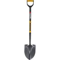 Pro Round Point Shovel, Tempered Steel Blade, Fibreglass, D-Grip Handle Ontario Packaging