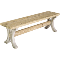 Basics<sup>®</sup> Picnic Table Bench, Plastic, 96" L x 15" W x 17" H, Sand NJ441 | Ontario Packaging