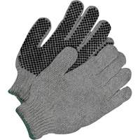 Classic Grip Gloves, Poly/Cotton, Single Sided, Large NJC225 | Ontario Packaging