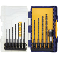 Jobber Length Drill Bit Set, 12 Pieces, High Speed Steel Ontario Packaging