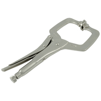 Locking Clamp Pliers with Swivel Pads, 6" Length, C-Clamp NJH858 | Ontario Packaging