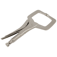 Locking Clamp Pliers with Swivel Pads, 11" Length, C-Clamp NJH860 | Ontario Packaging
