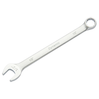 Combination Wrench, 12 Point, 1/4", Chrome Finish Ontario Packaging