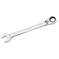 Reversible Combination Ratcheting Wrench, 12 Point, 3/8", Chrome Finish Ontario Packaging