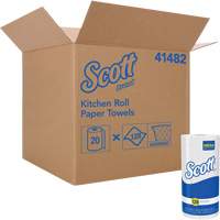Scott&reg; Kitchen Roll Towels, 1 Ply, 128 Sheets/Roll, 11" W, 8.78" L Ontario Packaging