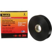 Scotch&reg; Super 88 Professional-Grade  Electrical Tape, 19 mm (3/4") W x 32.9 m (108') L, 8.5 mils, Black Ontario Packaging