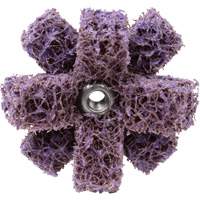 Scotch-Brite Cross Buff, BF-XB, 1-1/2" Dia., Medium Grit, Aluminum Oxide Ontario Packaging