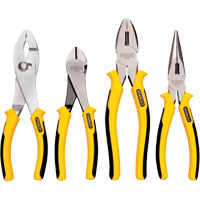 Bi-Material Pliers Set, 4 Pieces Ontario Packaging