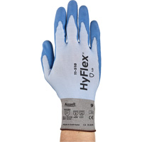 Gants Hy-Flex 11-518, Taille Petit/7, Calibre 18, Rev&ecirc;tement Polyur&eacute;thane, Enveloppe en Dyneema, ASTM ANSI niveau A2/EN 388 niveau B Ontario Packaging